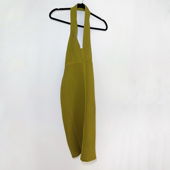 Boohoo Halterneck Bandage Plunge Midi Dress (US 8) - Picture 3 of 4